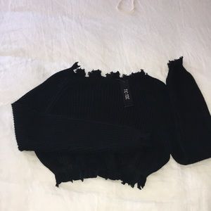Cropped sweater